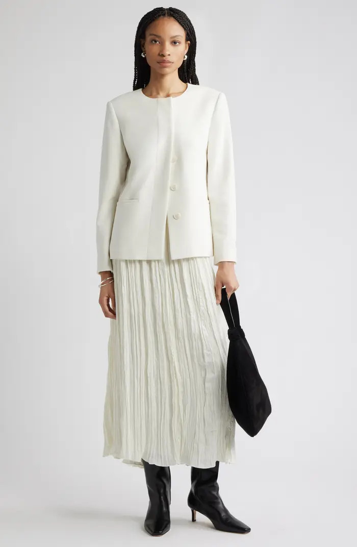 Nordstrom Crinkle A-Line Maxi Skirt | Nordstrom | Nordstrom