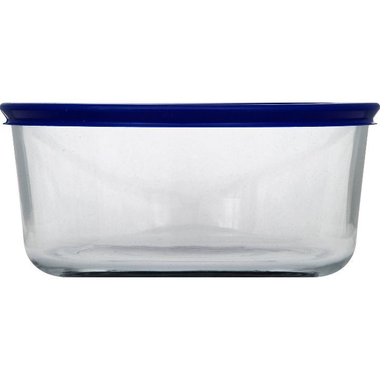 Pyrex 7 Cup Glass Round Storage Container Blue | Target