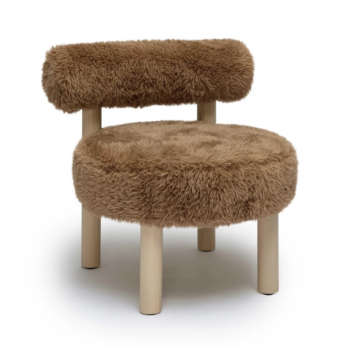Carmel Vegan Shearling Accent Chair | Wayfair North America