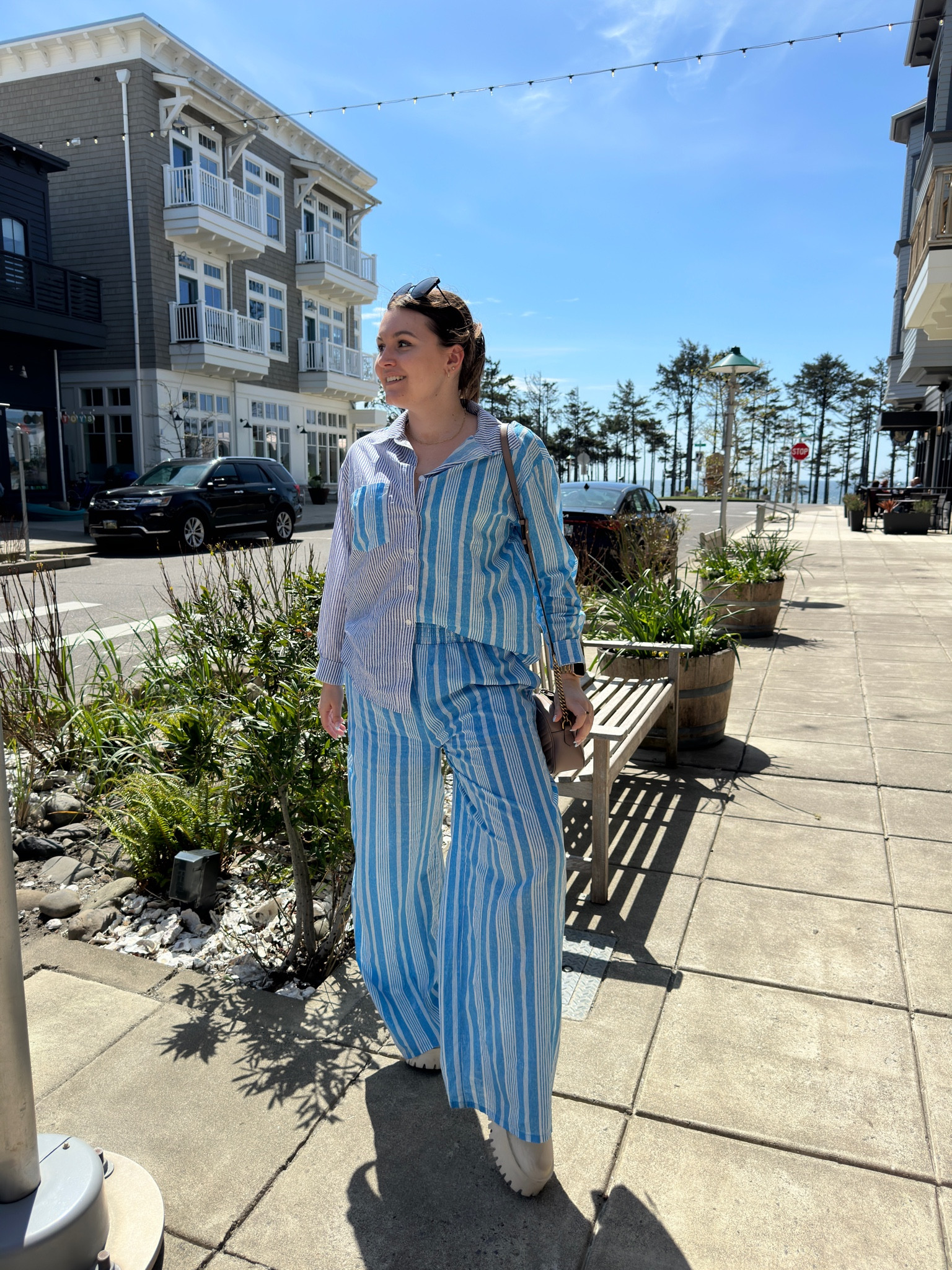 Coastal grandmother outfit idea for the beach! Featuring the perfect matching set from target. 

I’m wearing a M top, size L bottoms and size 9 clogs

#LTKSeasonal #LTKstyletip #LTKunder100