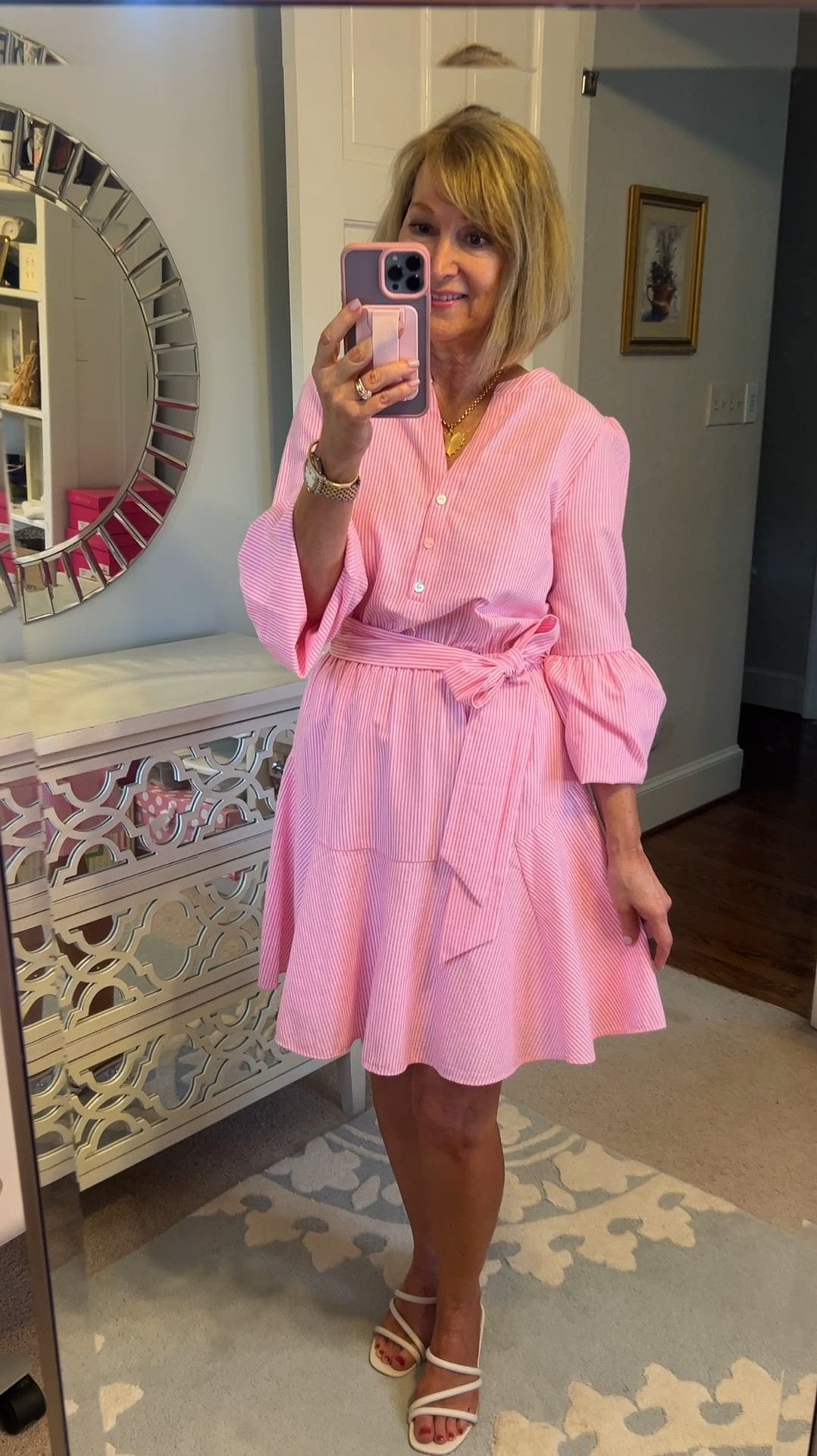 Lilly pulitzer striped dress best sale