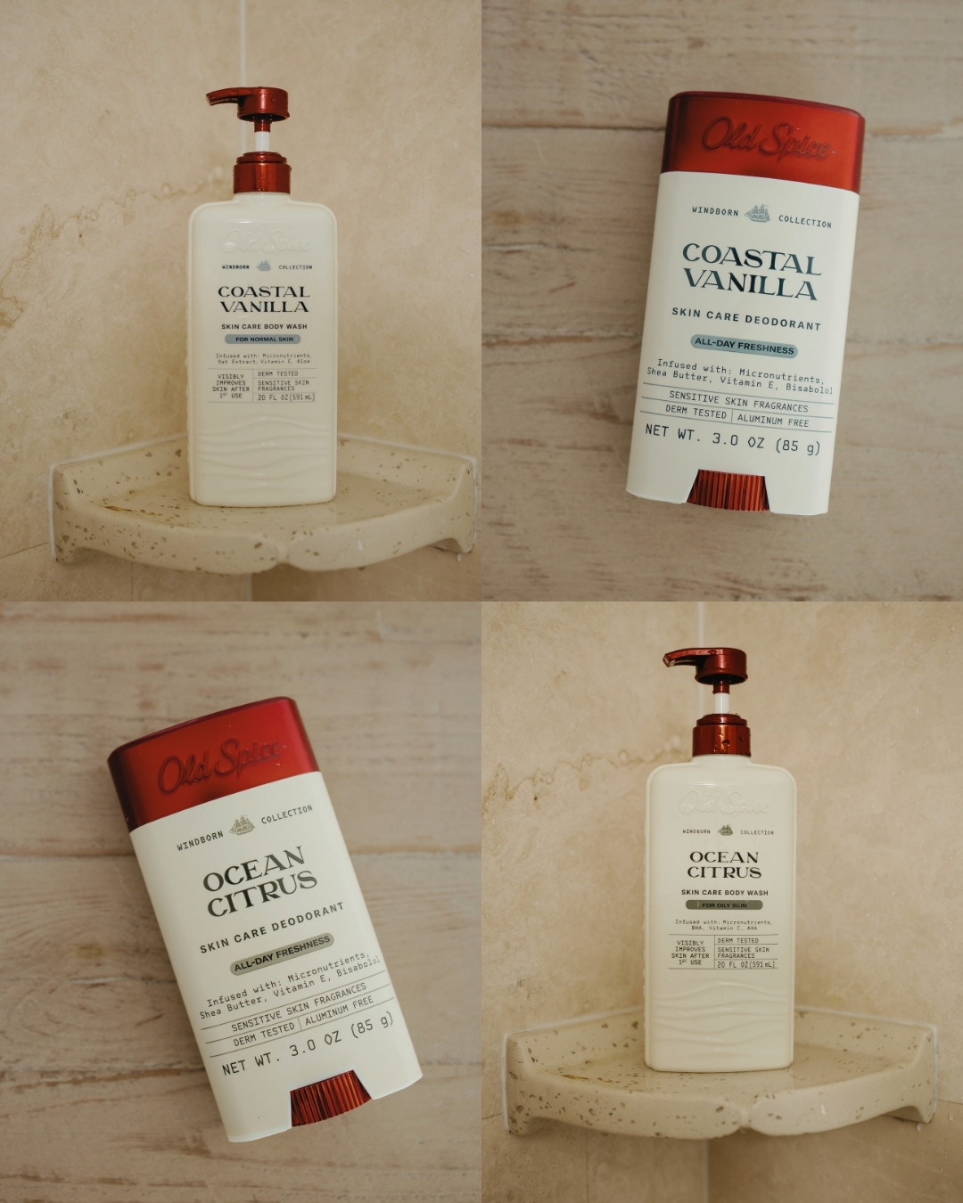 From morning to night, I’ve been using the Old Spice Windborn Collection Ocean Citrus during the day and Coastal Vanilla in the evening.

Crafted with ingredients like BHA, Vitamin C & AHA in the morning, and Oat Extract, Vitamin E & Aloe at night it’s an easy upgrade to the shower routine.
 

 #LTKmorningroutine #LTKBeauty #LTKMens