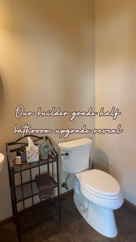 Upgrading our half bath with a shiplap, oak vanity wall and floating shelves

Half bath, home remodel, bathroom remodel, shiplap wall, Behr cracked pepper, Behr color of the year, floating shelves, gray wall, accent wall 

#LTKhome #LTKsalealert #LTKVideo