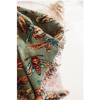 Throw Blanket Boho Woven Blanket, Moths Tapestry, Boho Couch Bed Butterfly Decor | Etsy (US)