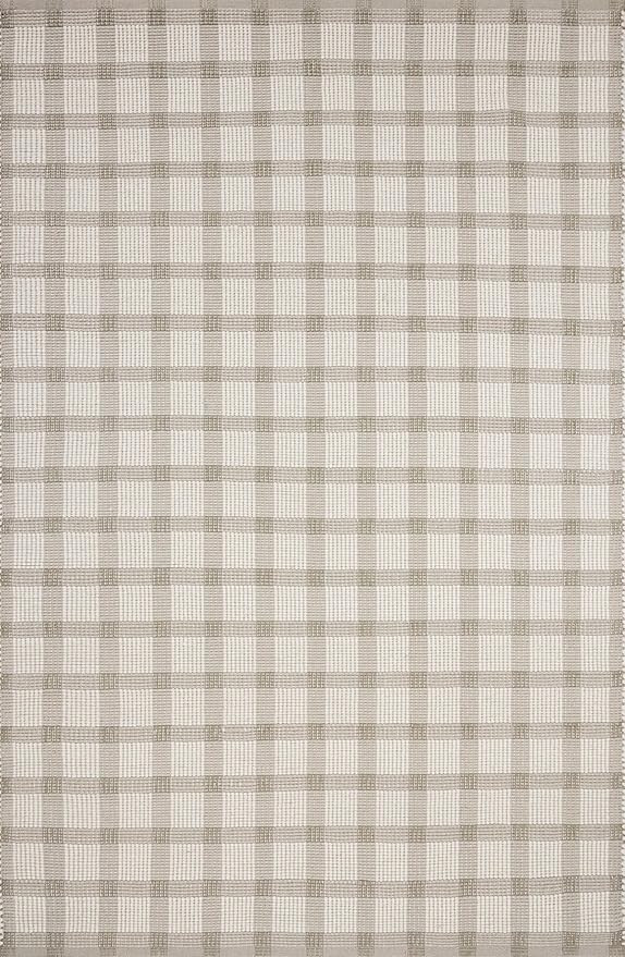 Loloi Magnolia Home by Joanna Gaines Ryder Collection RYD-02 Stone/Ivory 5'-0" x 7'-6" Area Rug | Amazon (US)