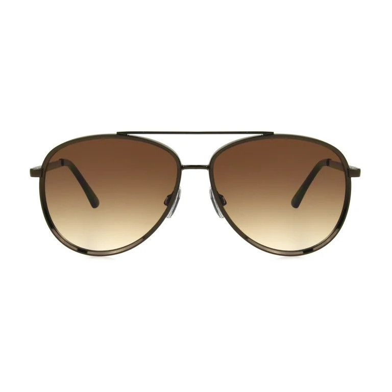 Foster Grant & Co Women's Aviator Bronze Sunglass | Walmart (US)
