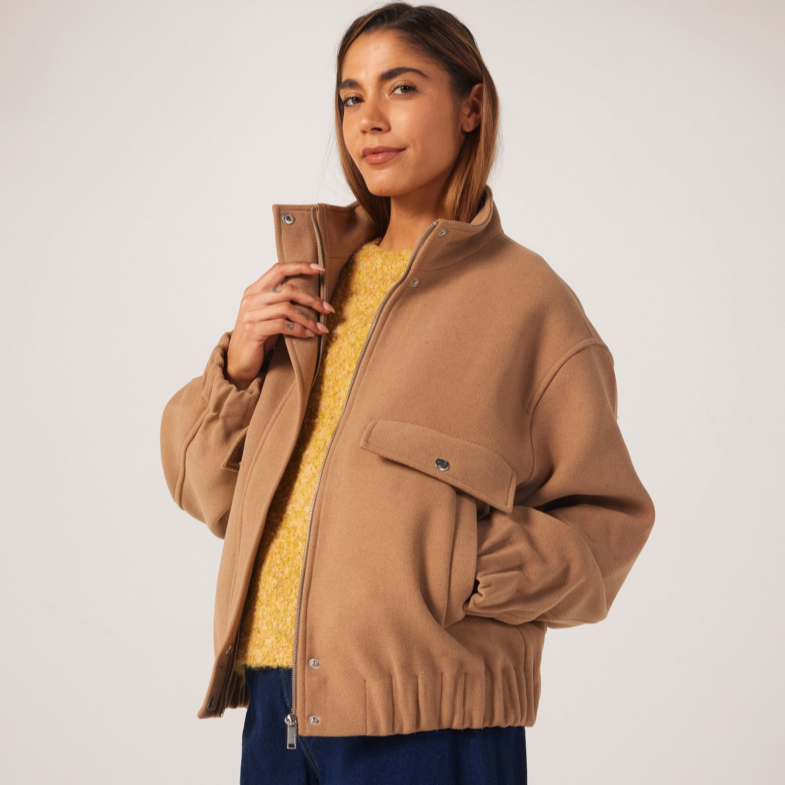 Selected Femme Selma Bomber Jacket | QVC UK