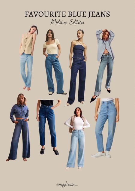 Favourite denim, perfect for midsize/thick thighs. High waisted for comfort. 

I wear size 10/12 in all of these and i’m 5’3 for reference. 

Blue jeans, mom jeans, wide leg jeans, high waisted jeans, high street jeans 

#LTKstyletip #LTKmidsize #LTKeurope