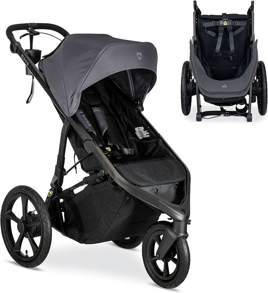 BOB Gear Wayfinder Jogging Stroller with Independent Dual Suspension, Air-Filled Tires, and 75-Po... | Amazon (US)