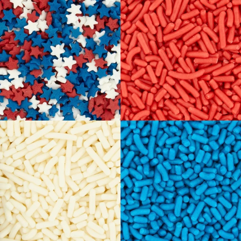 Great Value Seasonal Sprinkles, Patriot, 5.3 oz | Walmart (US)