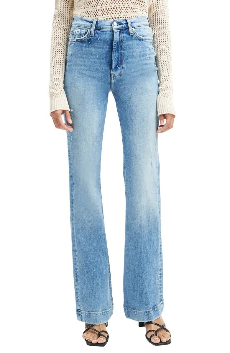 Dojo Ultrahigh Waist Flare Leg Jeans | Nordstrom