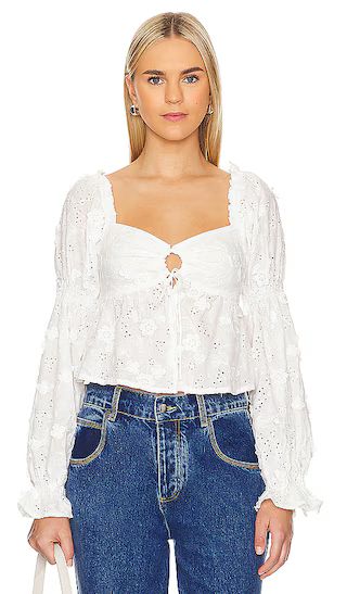 Barstow Top in White | Revolve Clothing (Global)