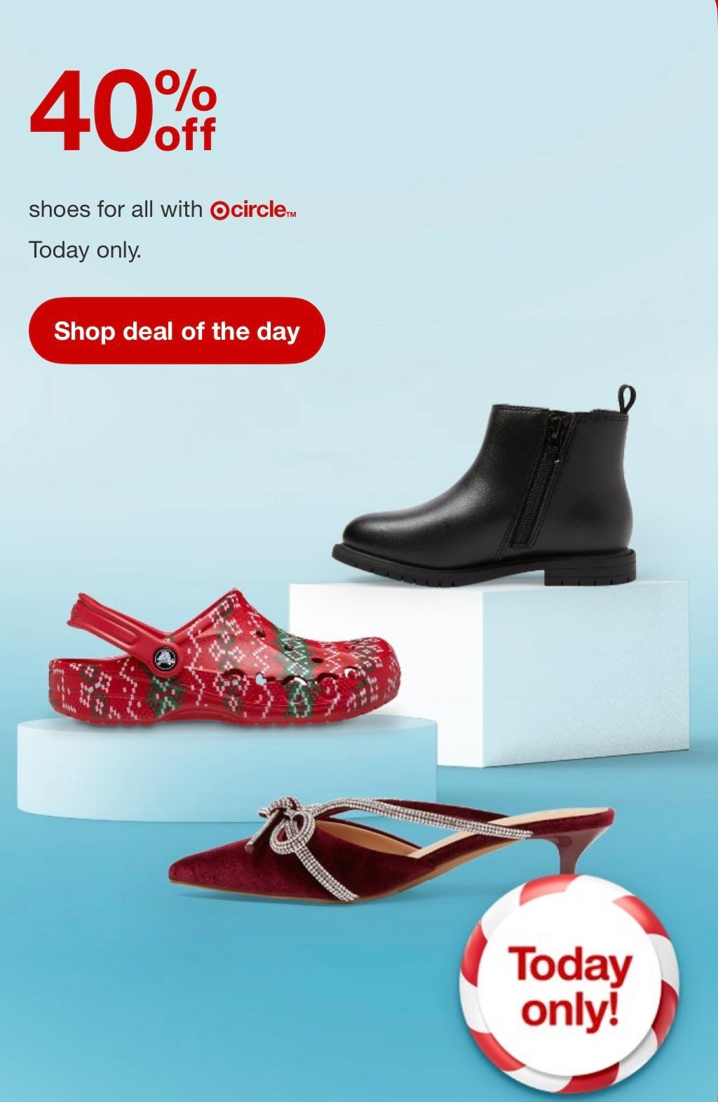40% off shoes at target for the family.

#LTKShoeCrush #LTKSaleAlert #LTKFindsUnder50