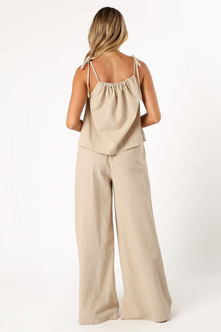 Savanna Striped Pants - Apricot | Petal & Pup (US)