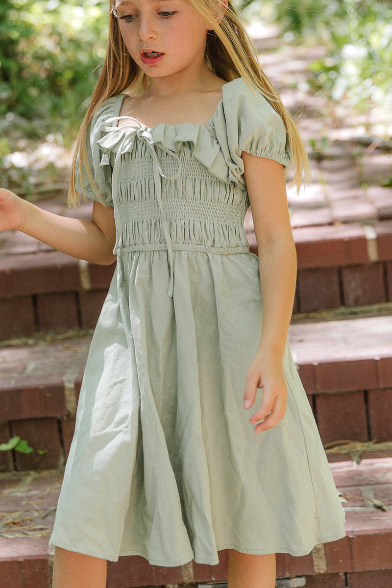 Mini Rae Dress in Sage | Ivy City Co