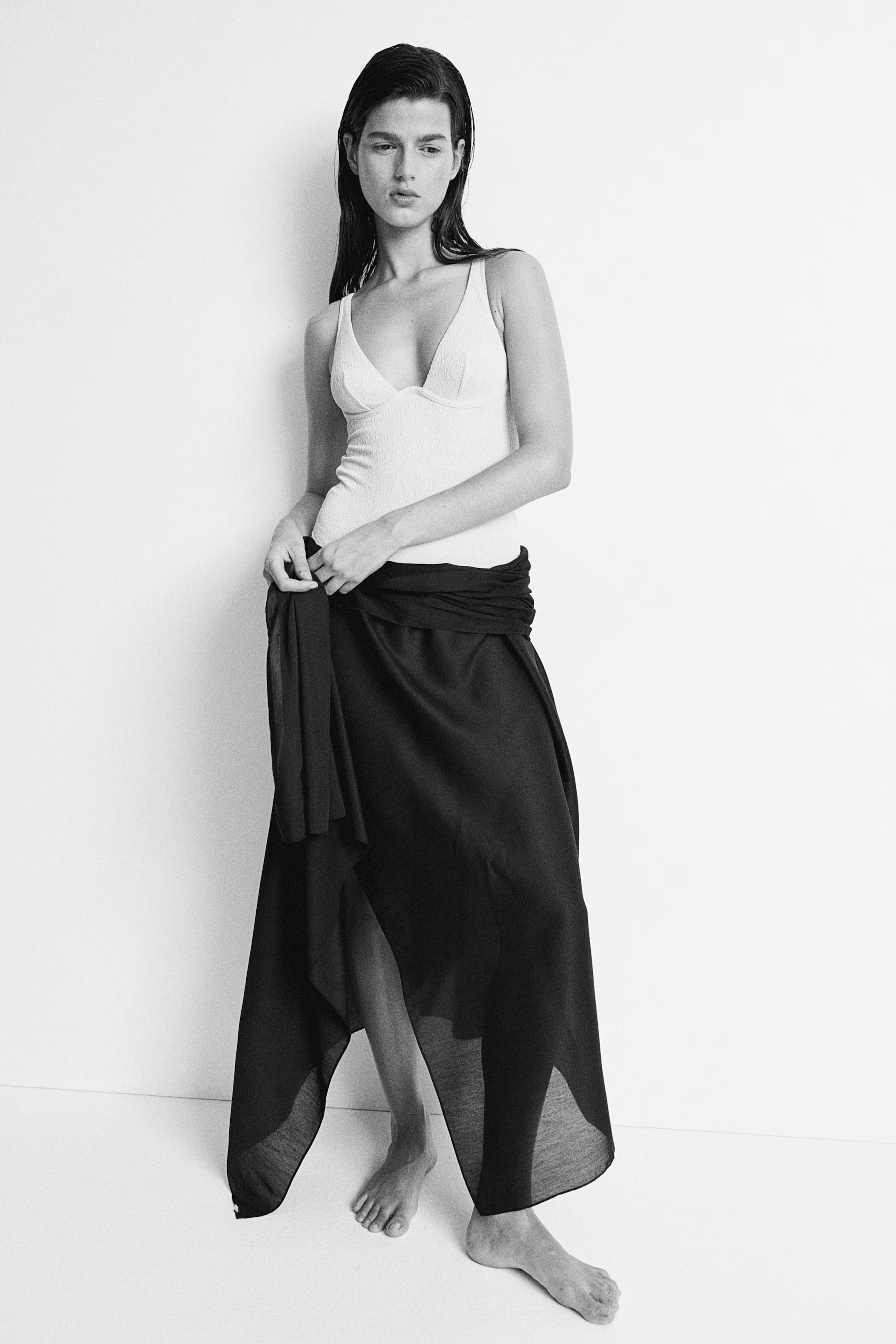 Pareo - Lang - Schwarz - Ladies | H&M AT | H&M (DE, AT, CH, NL, FI)