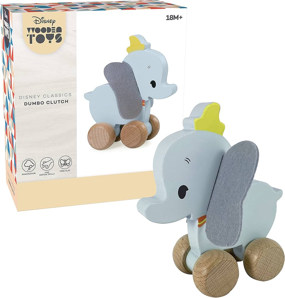 Disney Wooden Toys Dumbo Clutch Toy, Amazon Exclusive, by Just Play | Amazon (US)