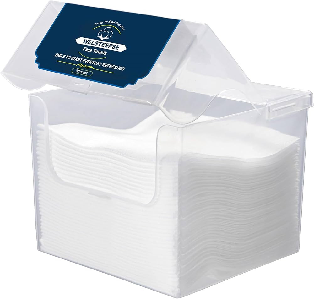 Ultra Soft Disposable Face Towel，Disposable Clinically Tested Face Towelette ，Makeup Remover ... | Amazon (US)