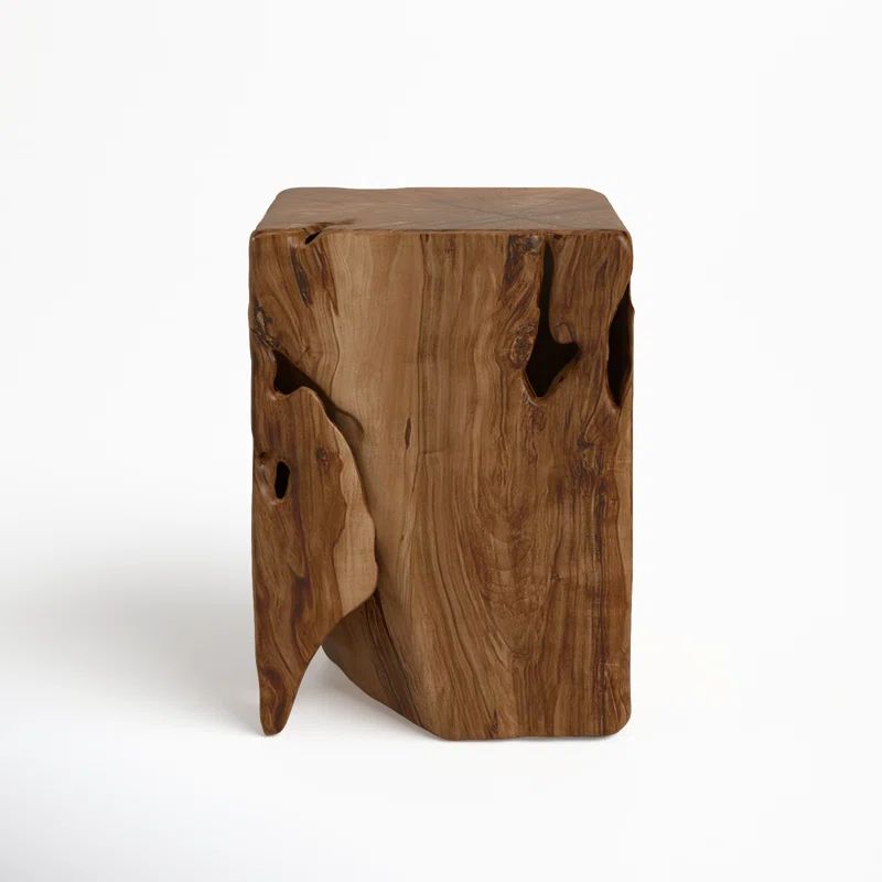 Bloomsdale Teak Solid Wood Side Table | Wayfair North America