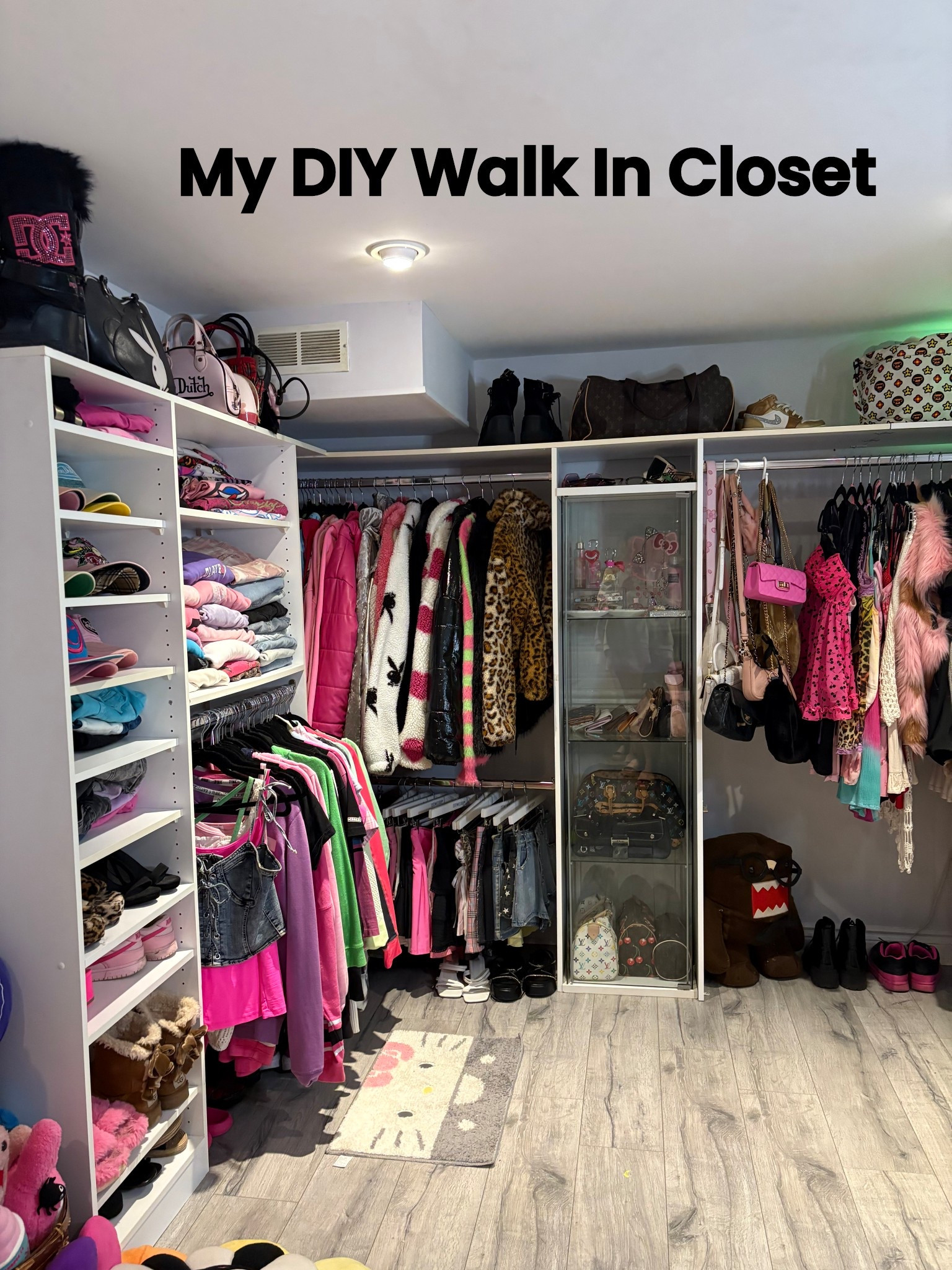 Pieces to build your own walk in closet 