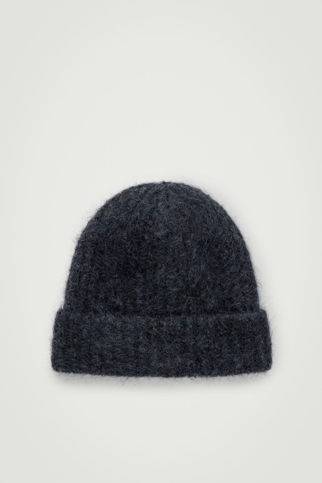 RIBBED MOHAIR-BLEND BEANIE | COS UK