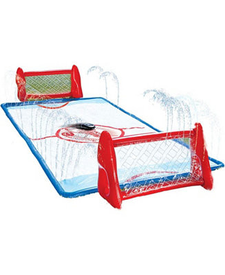Slip N Slide Water Knee Hockey Goals Set for Lawn Backyard | Macy's