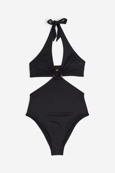 High-leg Halterneck Swimsuit | H&M (US)