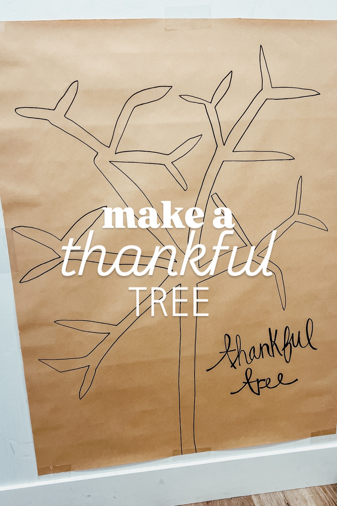 Our thankful tree for the month of November! 🍂

#LTKKids #LTKSeasonal #LTKHome