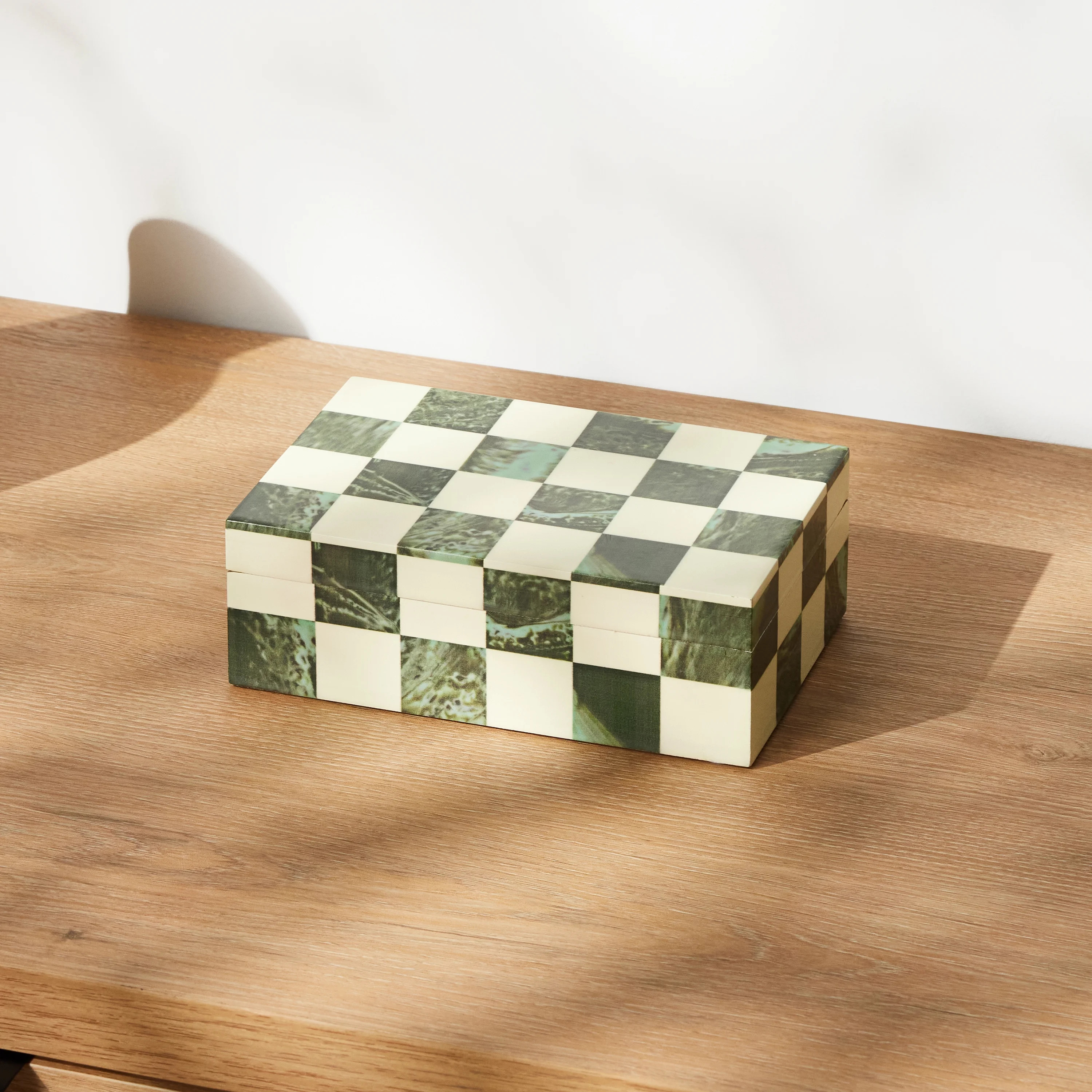 Anko Green Check Decor Box | Walmart (CA)