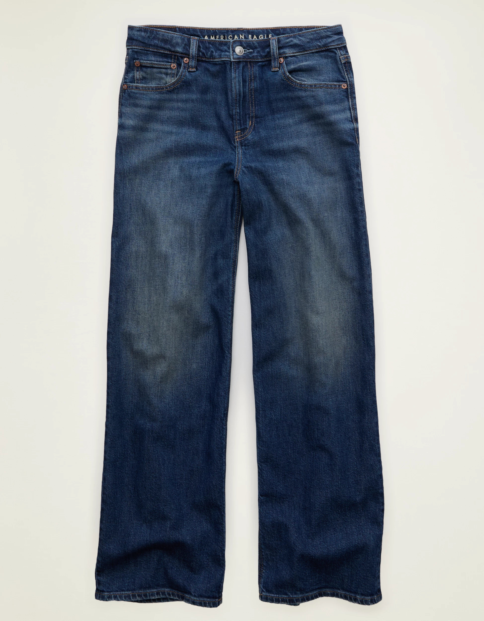 AE Super High-Waisted Baggy Wide-Leg Jean | American Eagle Outfitters (US & CA)
