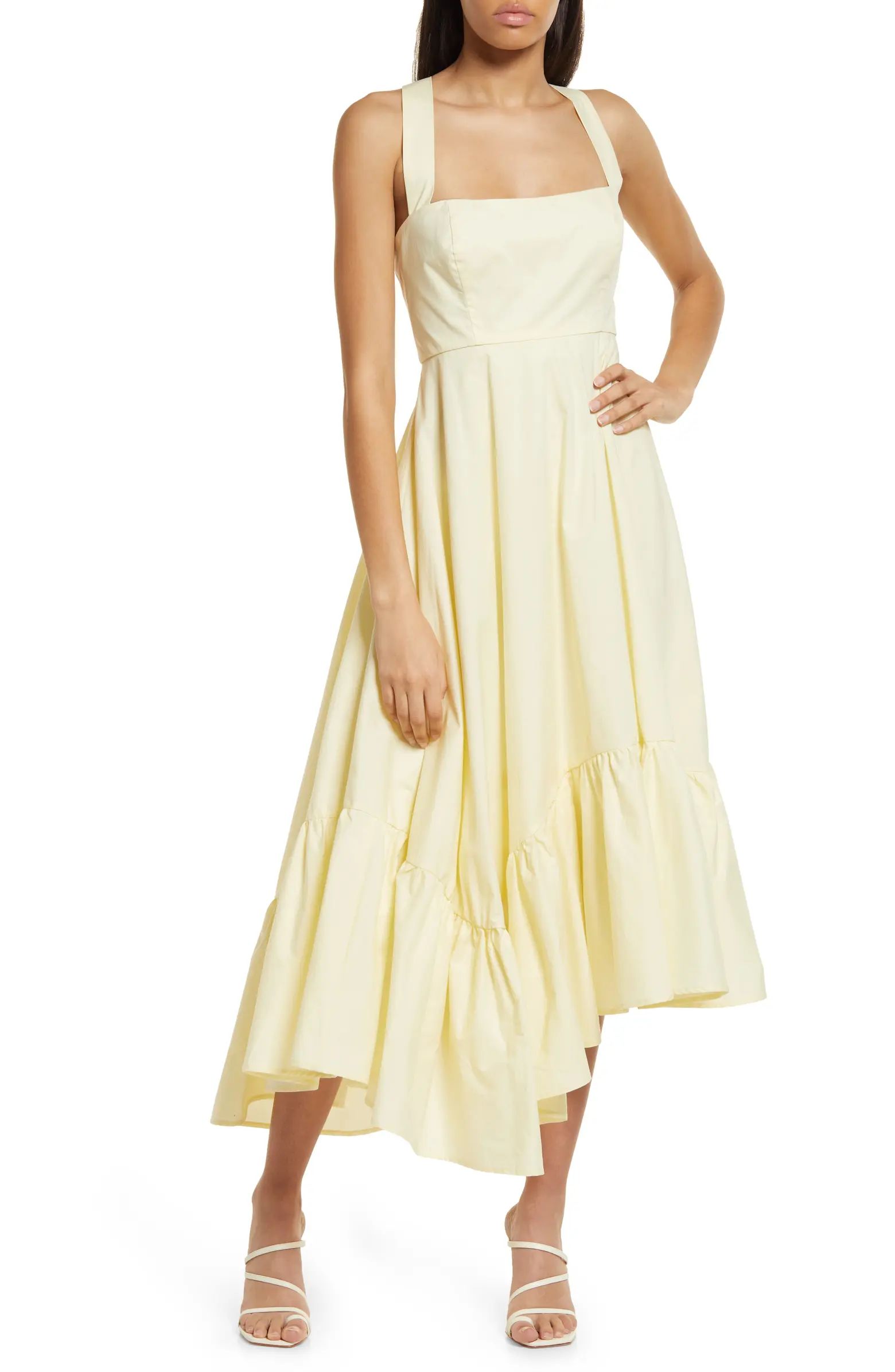 Bardot Maple High-Low Midi Dress | Nordstrom | Nordstrom
