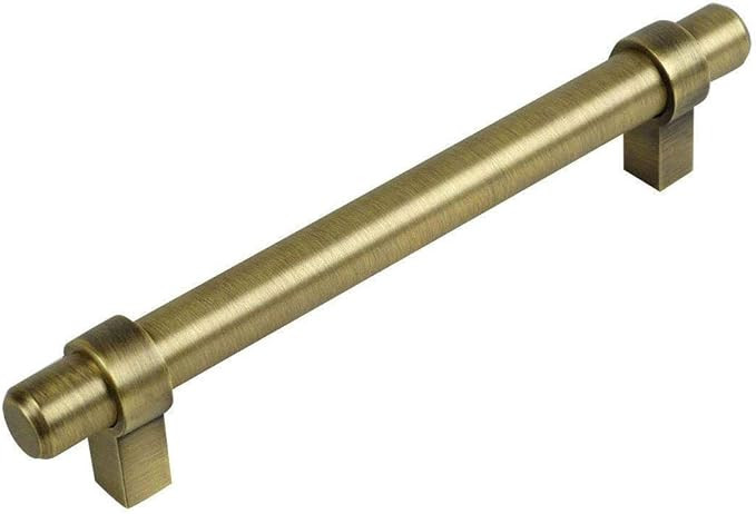 10 Pack - Cosmas 161-128BAB Brushed Antique Brass Cabinet Bar Handle Pull - 5" Inch (128mm) Hole ... | Amazon (US)