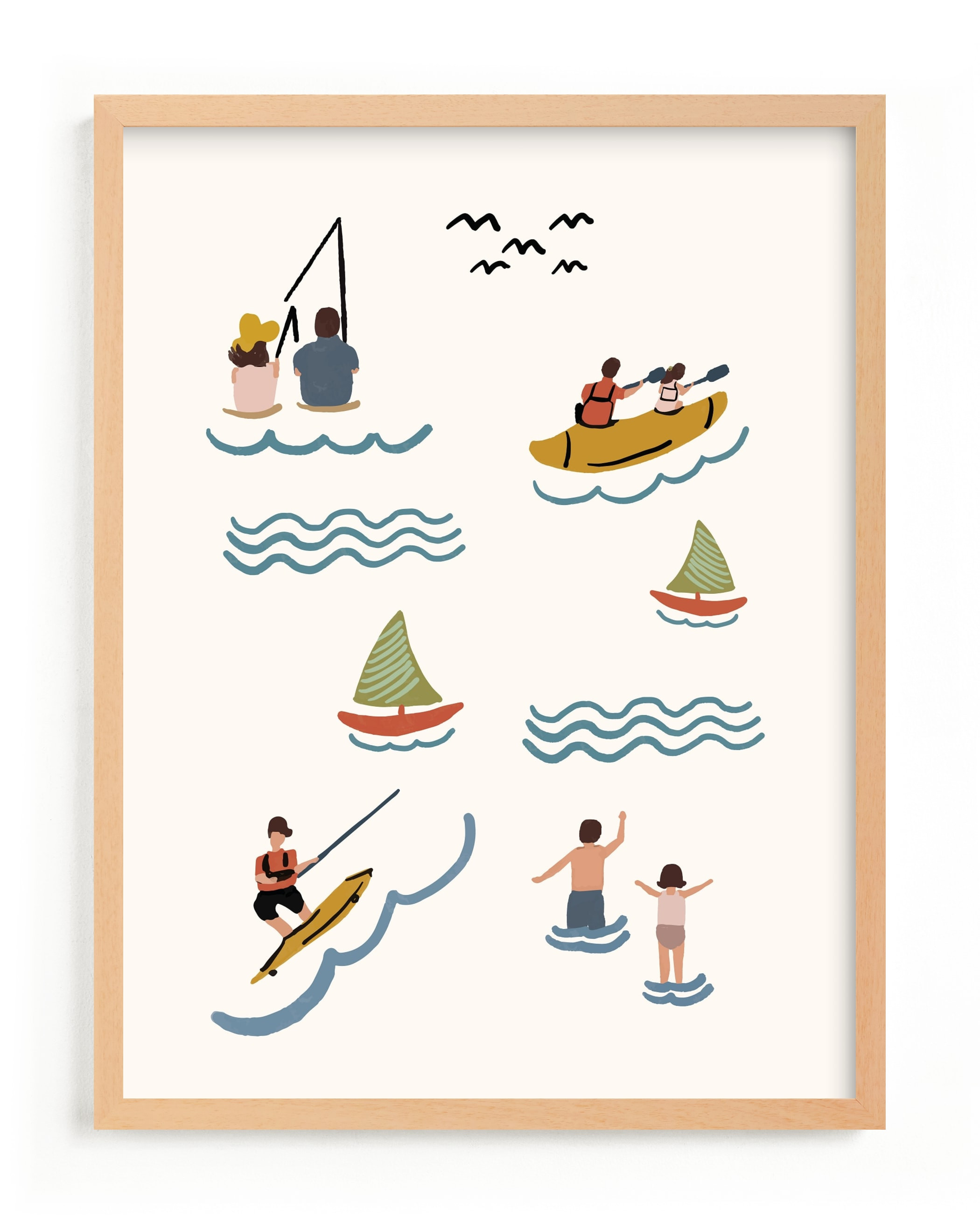 Fun at the Lake | Minted