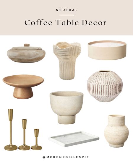 Creating a stunning coffee table is easy with these pieces I am obsessed with. These stunning neutral home decor pieces are also stunning neutral coffee decor pieces.

#LTKhome #LTKSeasonal #LTKFind
