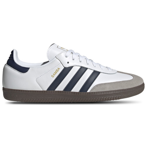 adidas Originals Mens adidas Originals Samba OG - Mens Shoes White/Night Indigo/Clear Granite Size 10.0 | Champs Sports