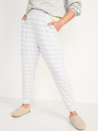 High-Waisted Sunday Sleep Ultra-Soft Jogger Pajama Pants for Women | Old Navy (US)
