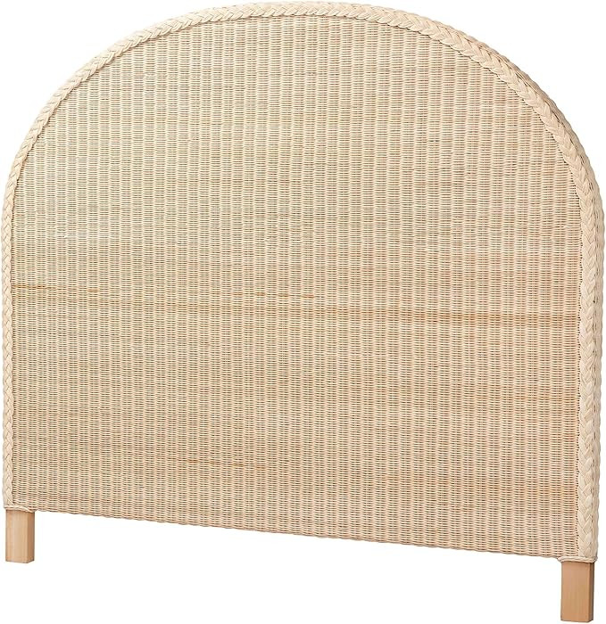 bali & pari Lanica Japandi Sun Bleached Rattan Queen Size Standalone Headboard | Amazon (US)