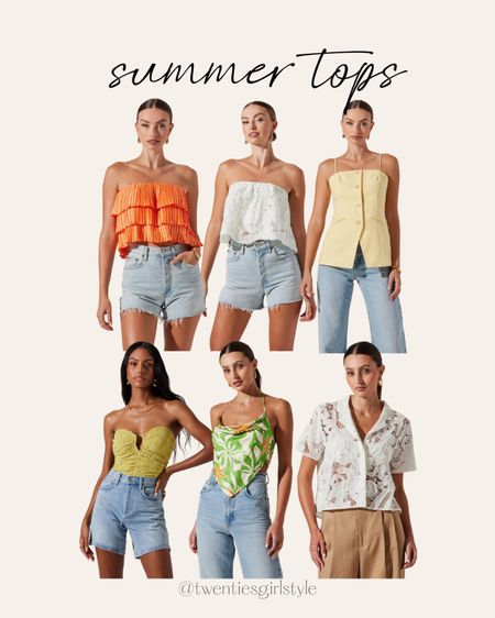 Summer tops 🙌🏻🙌🏻

ASTR the label, summer tops, tube tops, blouse

#LTKFindsUnder100 #LTKSeasonal #LTKStyleTip