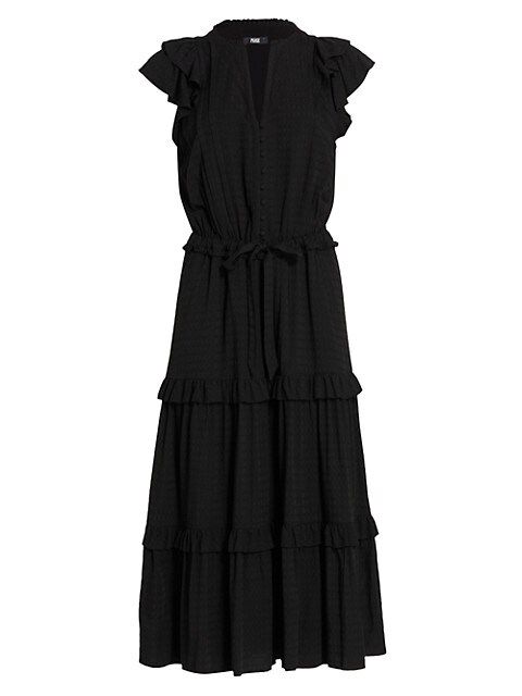 Rozlyn Tiered Midi-Dress | Saks Fifth Avenue