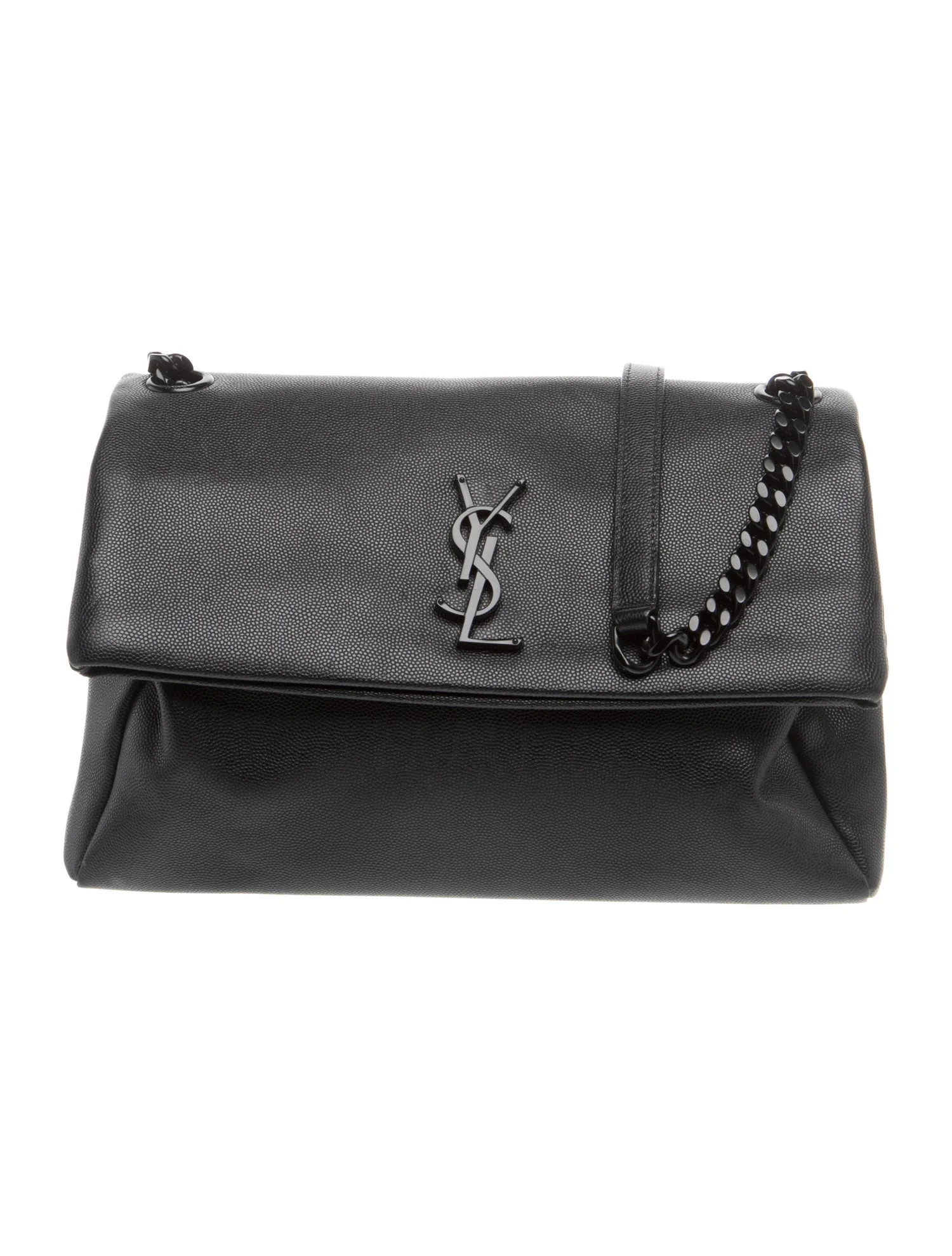 Saint Laurent Leather West Hollywood - Black Shoulder Bags, Handbags - SNT466295 | The RealReal | The RealReal