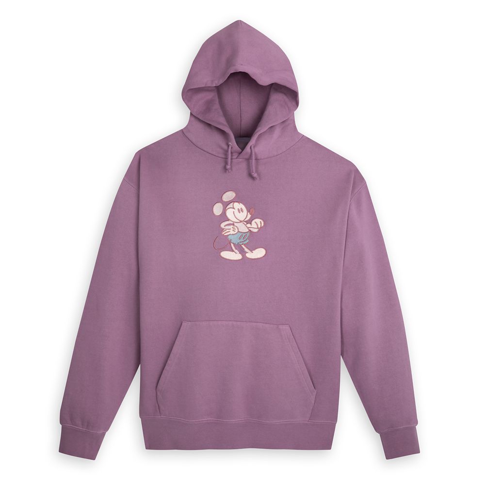 Mickey Mouse Genuine Mousewear Pullover Hoodie for Adults – Plum | Disney Store