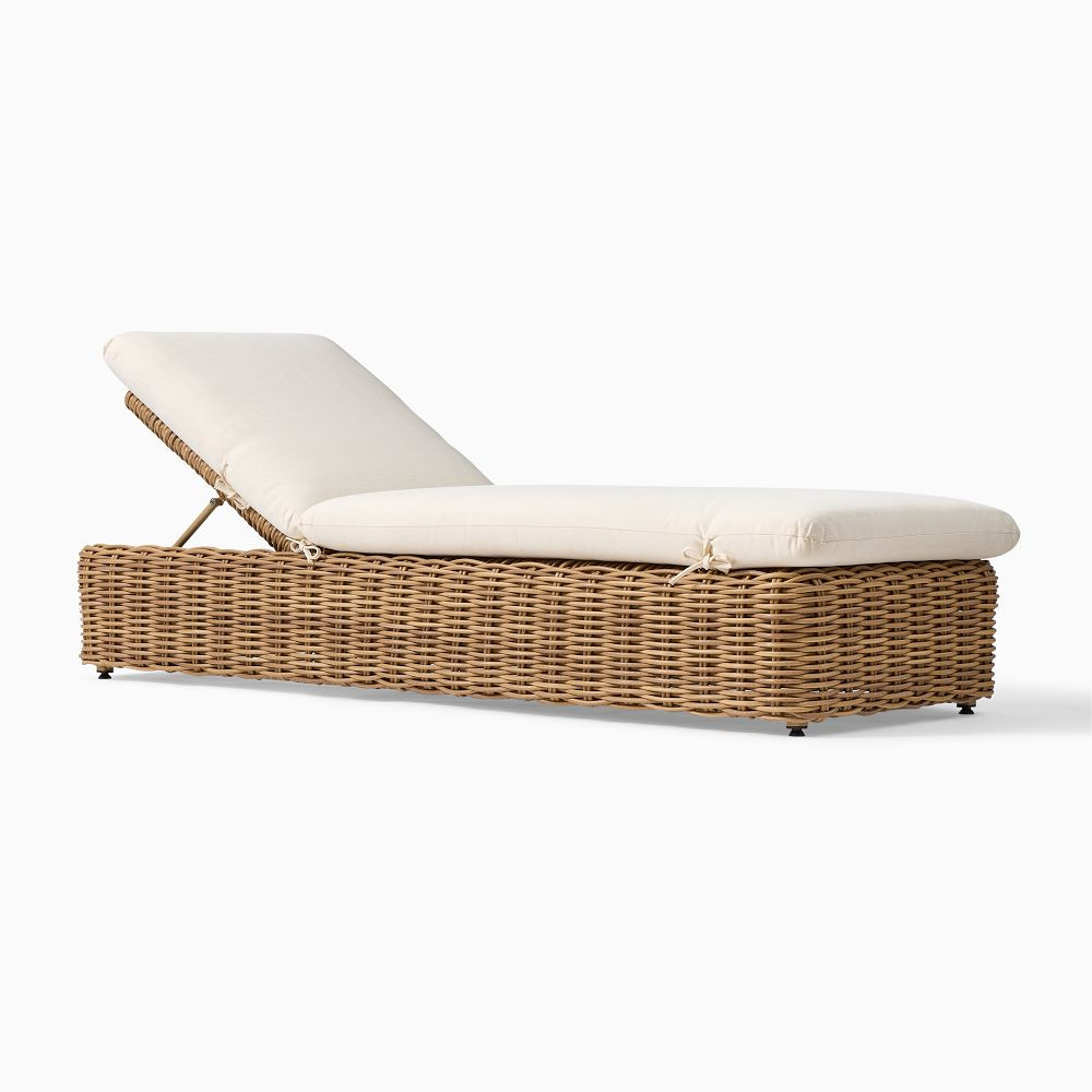 Westport Wicker Outdoor Chaise Lounge | West Elm (US)