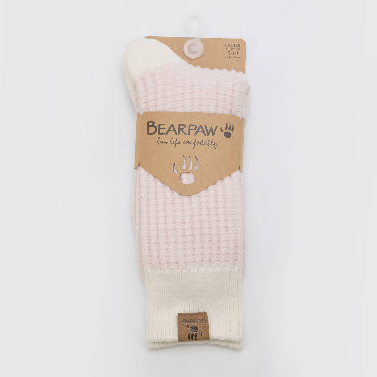 Bearpaw Women's Boot Garter Stitch Crew Socks 1pk - Lotus | Target