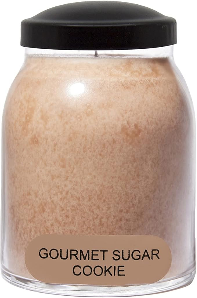 A Cheerful Giver - Gourmet Sugar Cookie Baby Scented Glass Jar Candle (6oz) with Lid & True to Li... | Amazon (US)