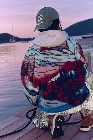 Hit The Slopes Printed Fleece Jacket | Free People (Global - UK&FR Excluded)