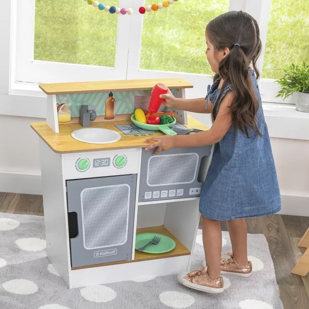 KidKraft Serve-in-Style Play Kitchen - Walmart.com | Walmart (US)