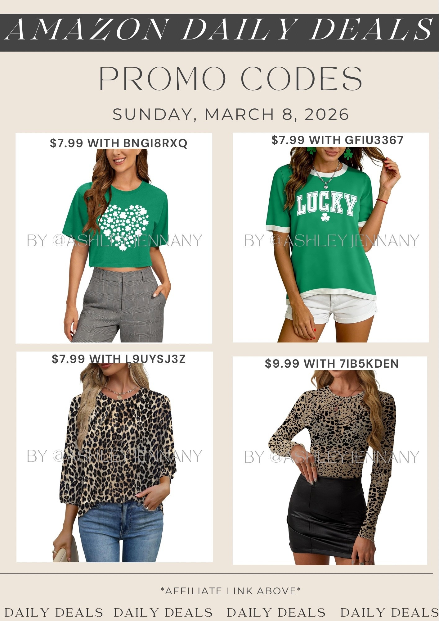Amazon fashion deals on St. Patrick’s Day shirts and long sleeve tops

#LTKSaleAlert #LTKMidsize #LTKSeasonal