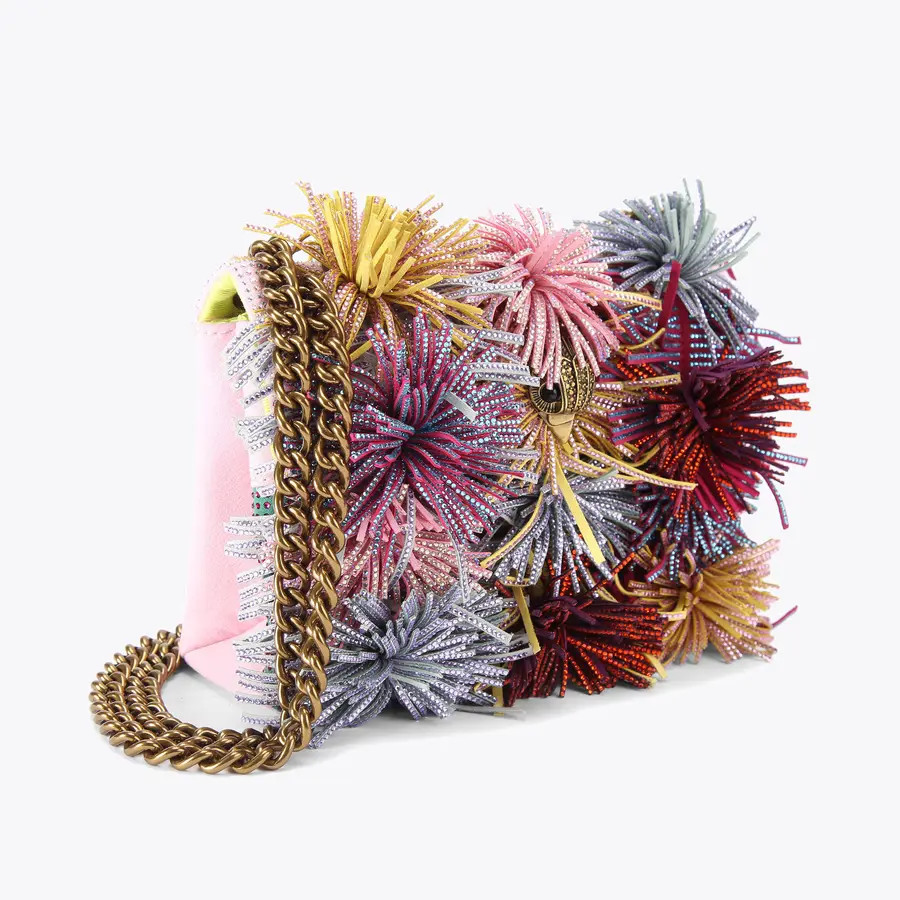mini kensington pom pom bag | Kurt Geiger US