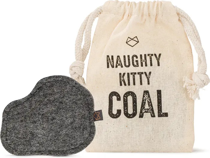 Naughty Kitty Coal Catnip Toy | Nordstrom