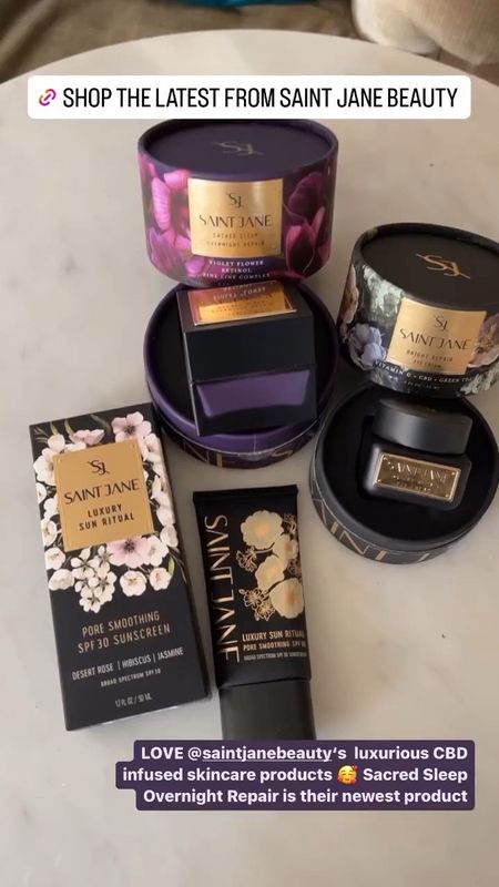 THE LATEST FROM SAINT JANE BEAUTY. Loving the ultra luxurious CBD infused skincare products. The Sacred Sleep Overnight Repair is their newest product #skincare #cbd #sleep

#LTKbeauty #LTKFind